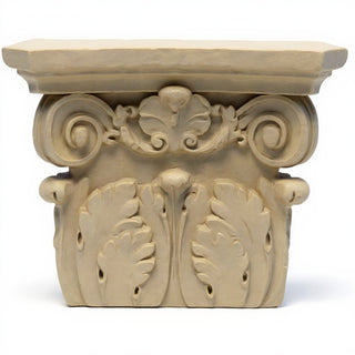 Pilaster Top Wall Piece — Museum Terracotta finish