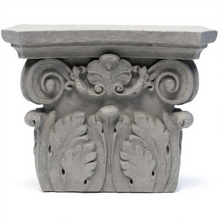 Pilaster Top Wall Piece — Old Stone finish