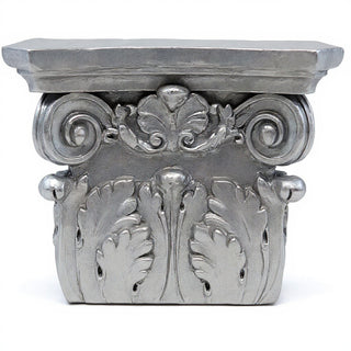 Pilaster Top Wall Piece — Silver finish