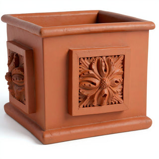Carlo Square Planter — Metro finish