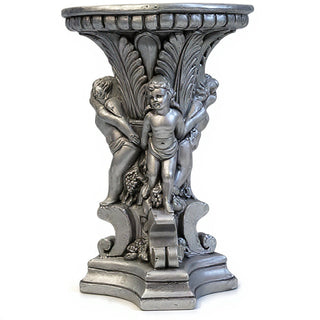 Seton Table Bench - 20-inch — Antique Silver finish