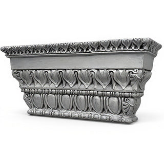Dart and Egg Bracket — Aged Silver finish