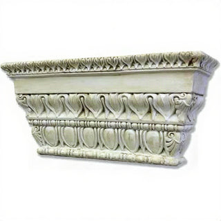 Dart and Egg Bracket — Antique White finish