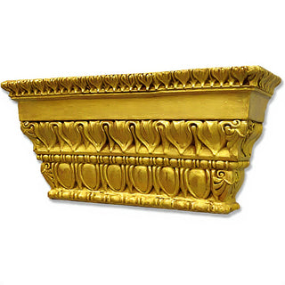 Dart and Egg Bracket — Deep Gold finish
