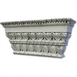 Dart and Egg Bracket — Limestone finish
