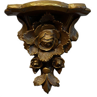 Rose Cluster Bracket Wall Bracket - 10-inch — Bronze finish