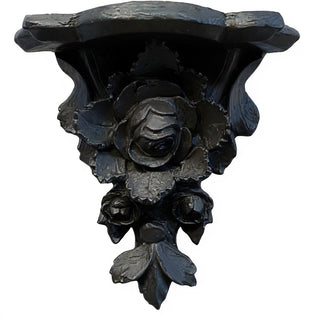 Rose Cluster Bracket Wall Bracket - 10-inch — Dusted Black finish