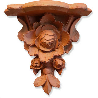 Rose Cluster Bracket Wall Bracket - 10-inch — Metro finish