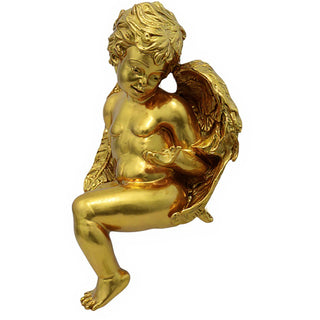 Angelic Innocence Statue - 11-inch — Antique Gold finish