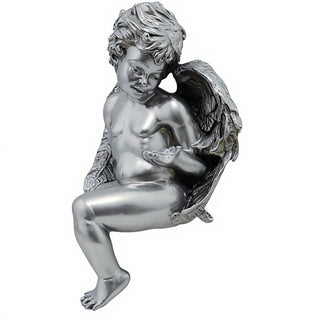 Angelic Innocence Statue - 11-inch — Antique Silver finish