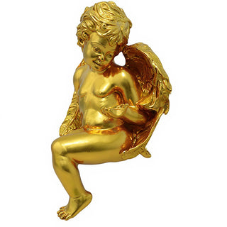 Angelic Innocence Statue - 11-inch — Deep Gold finish