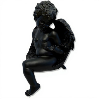 Angelic Innocence Statue - 11-inch — Flat Black finish