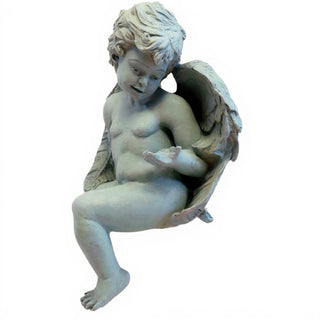 Angelic Innocence Statue - 11-inch — Mossy Green finish