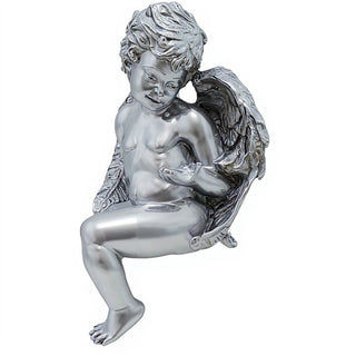 Angelic Innocence Statue - 11-inch — Silver finish