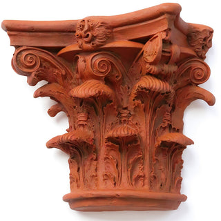 Half Corinthian Capital Wall Piece - 10-inch — Metro finish