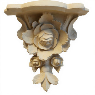 Rose Cluster Bracket, Large - 17.5-inch — Museum Terracotta finish
