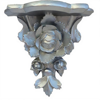 Rose Cluster Bracket, Large - 17.5-inch — Silver finish