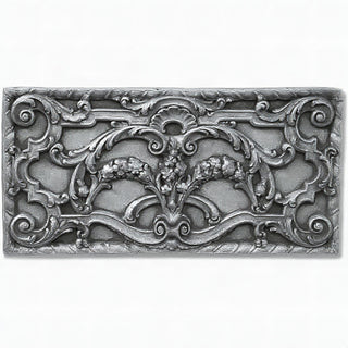 Modena Wall Relief — Aged Silver finish