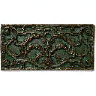 Modena Wall Relief — Green Bronze finish