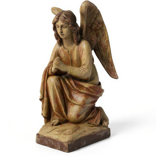 Adoration Angel Statue - 26-inch — Gothic Stone finish