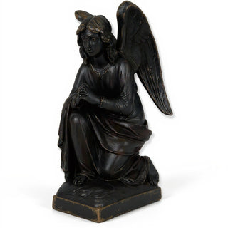 Adoration Angel Statue - 26-inch — Iron finish