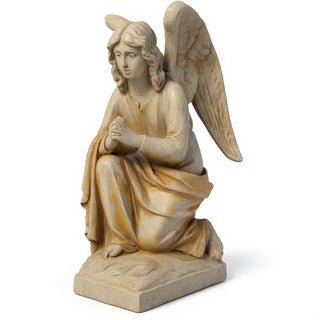 Adoration Angel Statue - 26-inch — Museum Terracotta finish