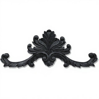 Lafayette Over Door Architectural Element — Dusted Black finish