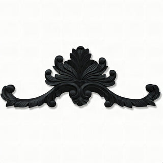Lafayette Over Door Architectural Element — Flat Black finish