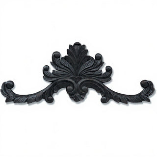 Lafayette Over Door Architectural Element — Iron finish