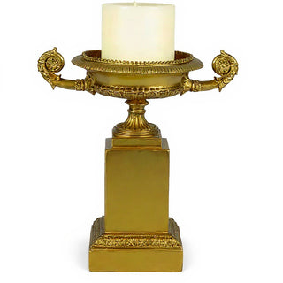 Duke Urn Planter - 12-inch — Antique Gold finish
