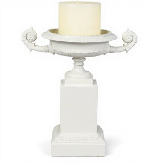 Duke Urn Planter - 12-inch — Flat White finish