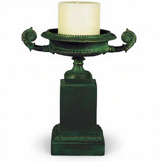 Duke Urn Planter - 12-inch — Green Bronze finish
