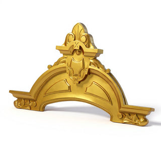 Cortland Over Door — Deep Gold finish