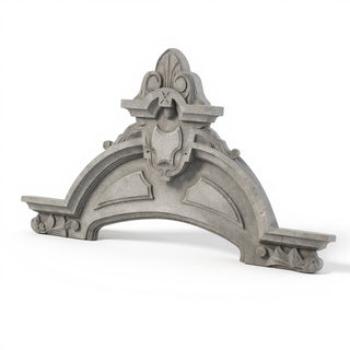 Cortland Over Door — Limestone finish