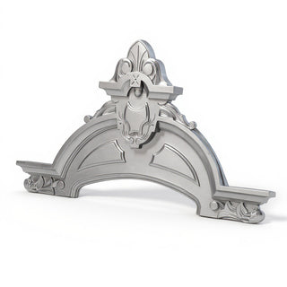 Cortland Over Door — Silver finish