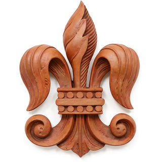 Fleur De Lis Wall Plaque - 23-inch — Metro finish