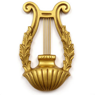 Harp Sconce Wall Sconce - 19.5-inch — Antique Gold finish