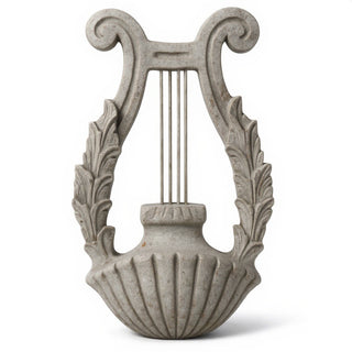 Harp Sconce Wall Sconce - 19.5-inch — Antique Stone finish