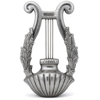 Harp Sconce Wall Sconce - 19.5-inch — Antique Silver finish
