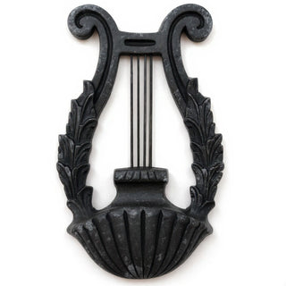 Harp Sconce Wall Sconce - 19.5-inch — Dusted Black finish