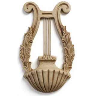 Harp Sconce Wall Sconce - 19.5-inch — Gothic Stone finish
