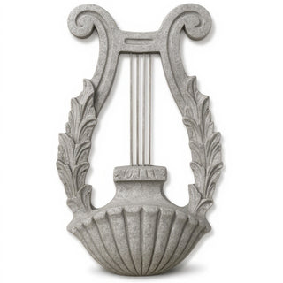 Harp Sconce Wall Sconce - 19.5-inch — Limestone finish
