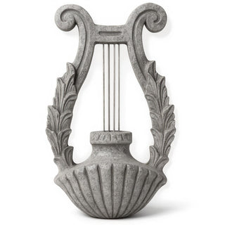 Harp Sconce Wall Sconce - 19.5-inch — Old Stone finish