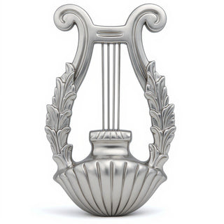 Harp Sconce Wall Sconce - 19.5-inch — Silver finish