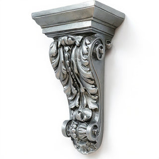 Burke Bracket Wall Bracket - 18-inch — Antique Silver finish