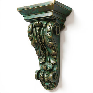 Burke Bracket Wall Bracket - 18-inch — Green Bronze finish