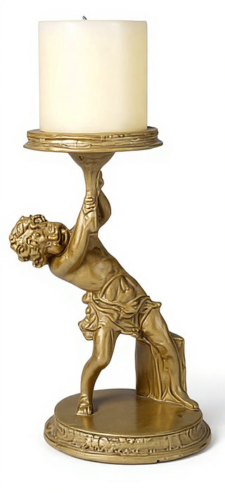 Captive Angel Candleholder Statue - 13-inch