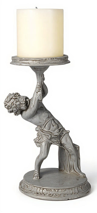 Captive Angel Candleholder Statue - 13-inch