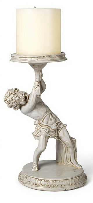 Captive Angel Candleholder Statue - 13-inch