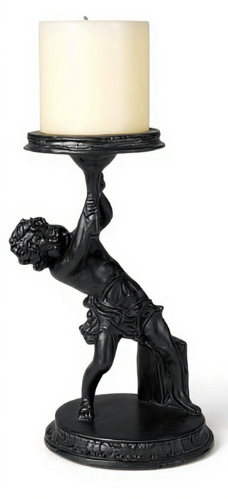 Captive Angel Candleholder Statue - 13-inch
